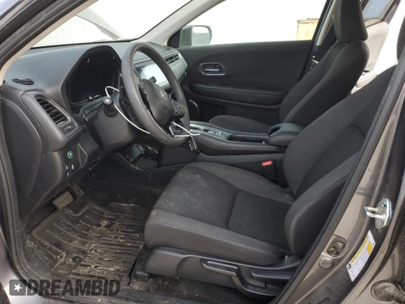 2022 Honda HR-V EX with VIN 3CZRU6H55NM730502, listed as a Copart auction lot 47095415 with 39,791 mi miles and Salvage Title. Bid and sale history available at carsss.com. Image 7.