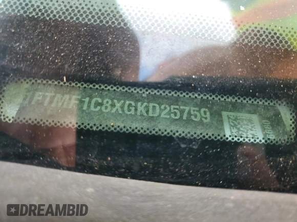 2016 Ford F-150 XL with VIN 1FTMF1C8XGKD25759, listed as a Copart auction lot 82680884 with 123,882 mi miles and Salvage Title. Bid and sale history available at DreamBid. Image 12.