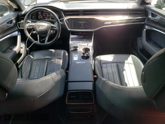 2019 Audi A6 Premium Plus with VIN WAUE8AF21KN116940, listed as a Copart auction lot 60920744 with 56,363 mi miles and Salvage Title. Bid and sale history available at carsss.com. Image 8.