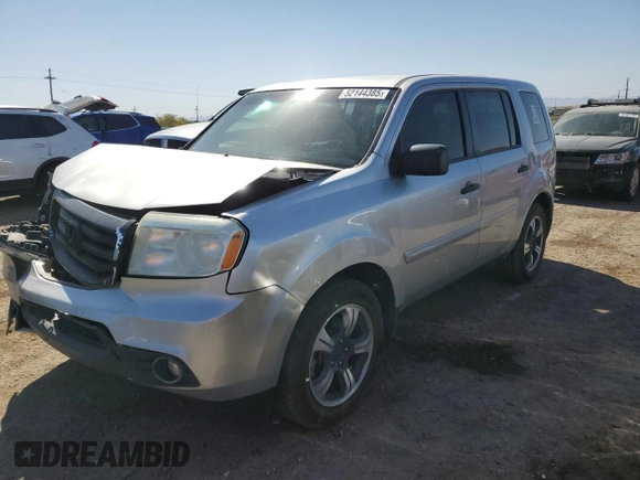 2012 Honda Pilot EX with VIN 5FNYF4H46CB026799, listed as a Copart auction lot 52144385 with 205,843 mi miles and Salvage Title. Bid and sale history available at DreamBid. Image 1.