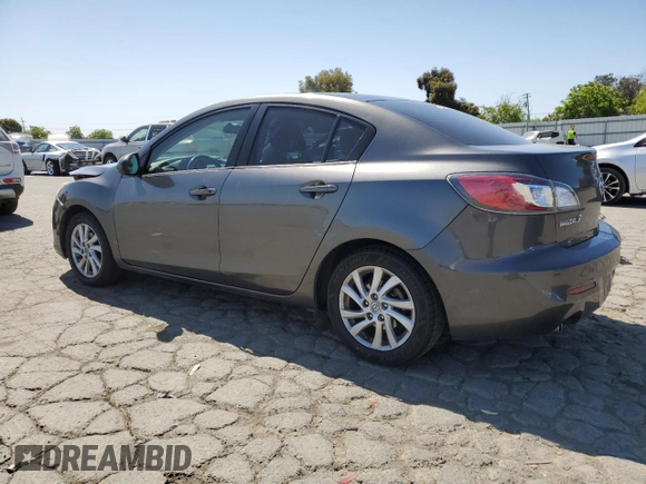 2012 Mazda 3 i Grand Touring with VIN JM1BL1W8XC1642842, listed as a Copart auction lot 57833245 with 104,914 mi miles and Salvage title. Bid and sale history available at DreamBid. Image 2.