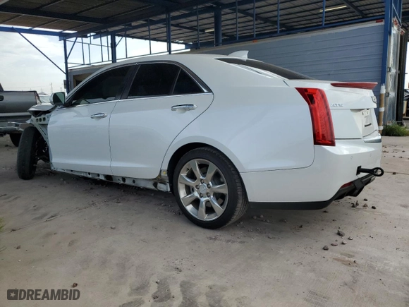 2016 Cadillac ATS Sedan Luxury Collection RWD with VIN 1G6AB5RS9G0114673, listed as a Copart auction lot 64083124 with 51,847 mi miles and Salvage Title. Bid and sale history available at carsss.com. Image 2.