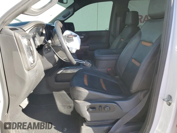 2021 GMC Sierra 1500 AT4 with VIN 3GTP9EED1MG393229, listed as a Copart auction lot 45381255 with 92,048 mi miles and Clean Title. Bid and sale history available at carsss.com. Image 7.