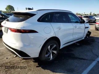 2024 Jaguar F-Pace R-Dynamic S with VIN SADCT2EX6RA736099, listed as a Copart auction lot 77834374 with 12,323 mi miles and Salvage title. Bid and sale history available at DreamBid. Image 3.