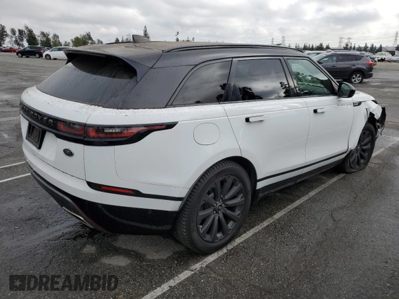 2019 Land Rover Range Rover Velar R-Dynamic SE with VIN SALYL2FV6KA207863, listed as a Copart auction lot 43774575 with 72,184 mi miles and Salvage title. Bid and sale history available at DreamBid. Image 3.