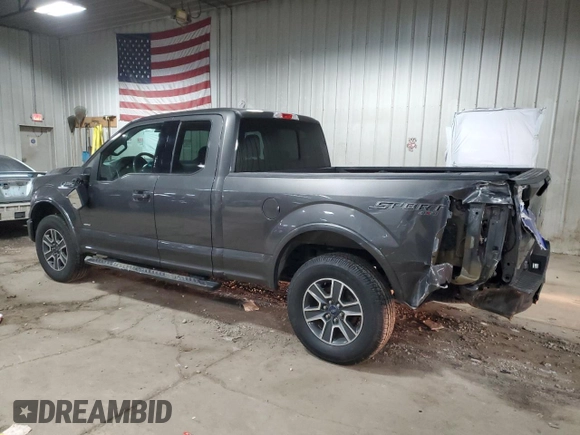 2016 Ford F-150 XLT with VIN 1FTEX1EP5GKF92460, listed as a Copart auction lot 47661165 with 127,986 mi miles and Salvage Title. Bid and sale history available at carsss.com. Image 2.