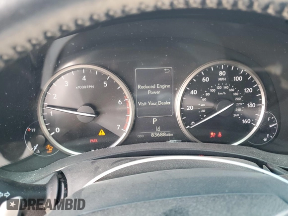 2019 Lexus NX 300 with VIN JTJYARBZ7K2136310, listed as a Copart auction lot 56788055 with 83,688 mi miles and Salvage title. Bid and sale history available at DreamBid. Image 9.