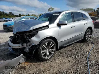 2020 Acura MDX w/Advance Pkg with VIN 5J8YD4H85LL029250, listed as a Copart auction lot 72891134 with 85,172 mi miles and Salvage Title. Bid and sale history available at carsss.com. Image 1.