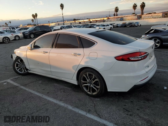 2019 Ford Fusion SEL with VIN 3FA6P0CD9KR260085, listed as a Copart auction lot 77537144 with 97,628 mi miles and Clean Title. Bid and sale history available at carsss.com. Image 2.