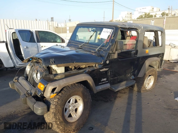 2005 Jeep Wrangler Unlimited with VIN 1J4FA44S35P314941, listed as a IAAI auction lot 41278276 with 248,865 mi miles. Bid and sale history available at carsss.com. Image 2.