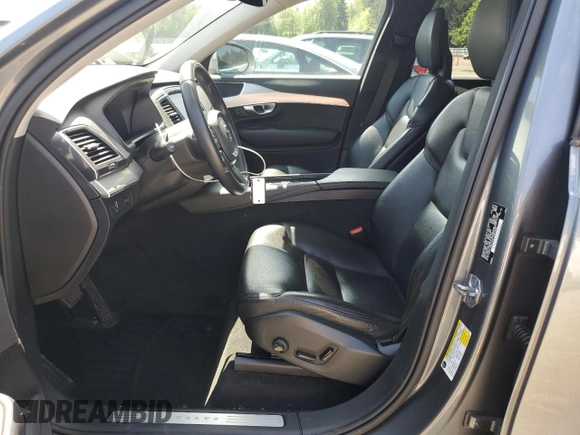 2017 Volvo XC90 with VIN YV4A22PK5H1179009, listed as a Copart auction lot 54694505 with 57,406 mi miles and Salvage Title. Bid and sale history available at DreamBid. Image 8.