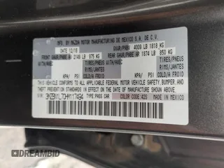 2017 Mazda 3 Touring with VIN 3MZBN1L70HM117494, listed as a Copart auction lot 53679635 with 127,751 mi miles and Salvage Title. Bid and sale history available at DreamBid. Image 12.