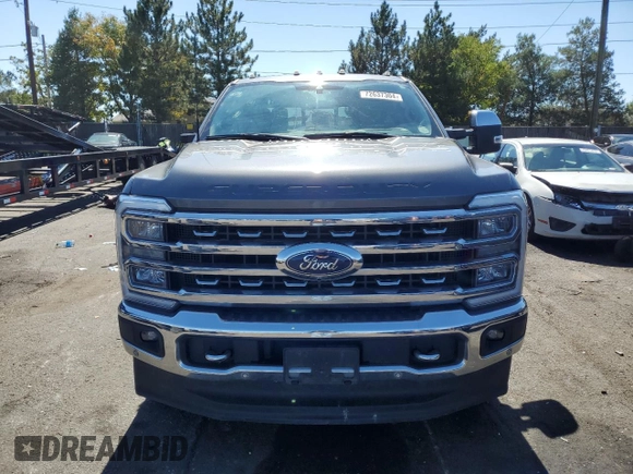 2023 Ford F-350 XL with VIN 1FT8W3BM0PEC08475, listed as a Copart auction lot 43587265 with 38,805 mi miles and Salvage title. Bid and sale history available at DreamBid. Image 5.