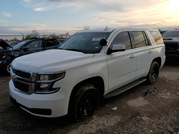 2019 Chevrolet Tahoe Commercial with VIN 1GNLCDEC2KR241479, listed as a Copart auction lot 83676744 with 104,092 mi miles and Salvage Title. Bid and sale history available at carsss.com. Image 1.