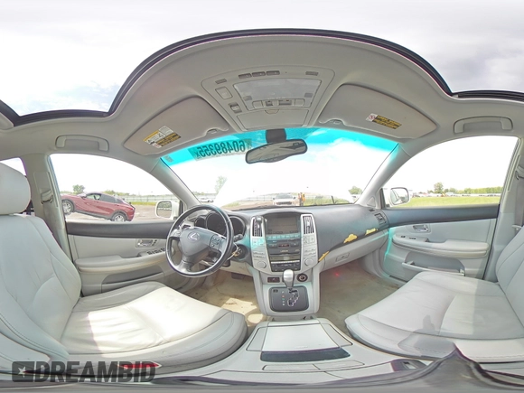 2006 Lexus RX 400h with VIN JTJHW31UX60023361, listed as a Copart auction lot 60489355 with 112,087 mi miles and Salvage title. Bid and sale history available at DreamBid. Image 16.