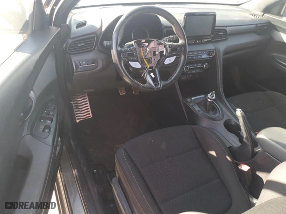 2019 Hyundai Veloster N with VIN KMHT36AH1KU001306, listed as a Copart auction lot 42715725 with 0 mi miles and Salvage Title. Bid and sale history available at carsss.com. Image 8.