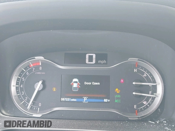 2019 Honda Ridgeline RTL-E with VIN 5FPYK3F77KB021667, listed as a IAAI auction lot 42115019 with 87,221 mi miles and . Bid and sale history available at DreamBid. Image 7.