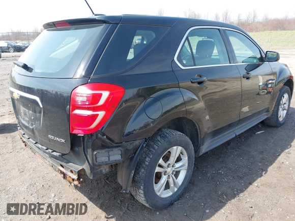 2016 Chevrolet Equinox LS with VIN 2GNFLEEK4G6163901, listed as a IAAI auction lot 42022069 with 117,375 mi miles. Bid and sale history available at carsss.com. Image 4.