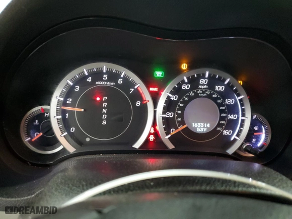 2010 Acura TSX with VIN JH4CU2F61AC008339, listed as a Copart auction lot 52099075 with 163,314 mi miles and Salvage Title. Bid and sale history available at carsss.com. Image 9.