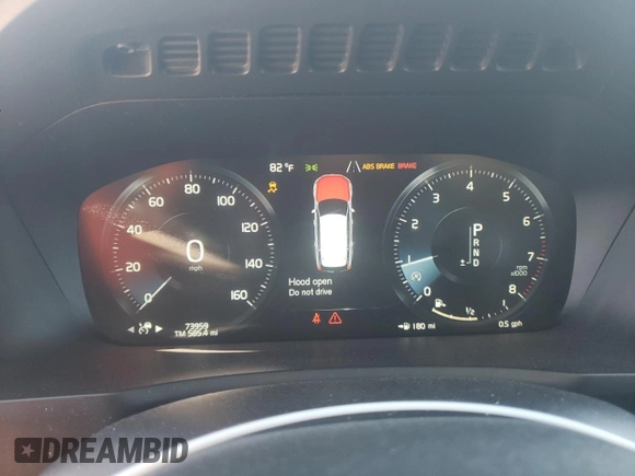 2018 Volvo XC90 Inscription with VIN YV4A22PL6J1216373, listed as a Copart auction lot 48809745 with 73,959 mi miles and Salvage title. Bid and sale history available at DreamBid. Image 9.