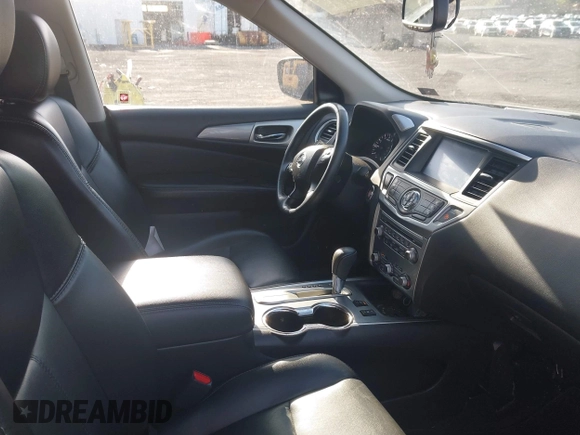 2019 Nissan Pathfinder S with VIN 5N1DR2MN6KC630742, listed as a IAAI auction lot 42081252 with 118,448 mi miles and . Bid and sale history available at DreamBid. Image 5.