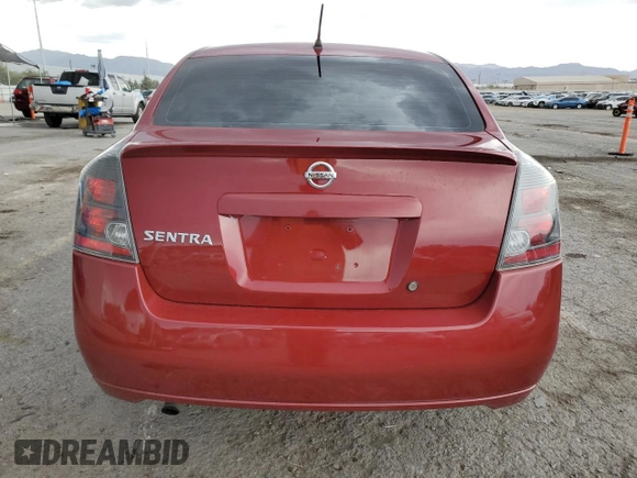 2008 Nissan Sentra S with VIN 3N1AB61E28L612939, listed as a Copart auction lot 60059405 with 129,320 mi miles and Salvage title. Bid and sale history available at DreamBid. Image 6.