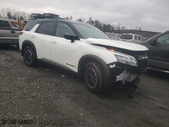 2024 Nissan Pathfinder SV with VIN 5N1DR3BD2RC287650, listed as a Copart auction lot 42549835 with 2,057 mi miles and Salvage Title. Bid and sale history available at carsss.com. Image 4.