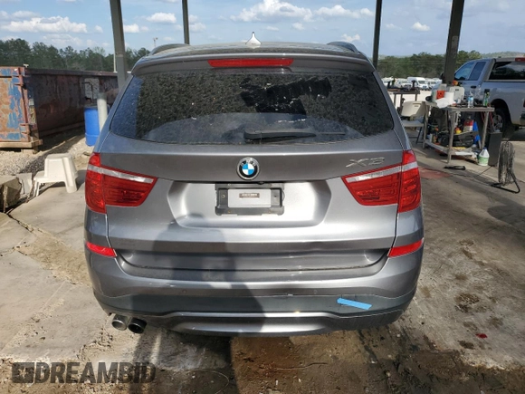 2017 BMW X3 sDrive28i with VIN 5UXWZ7C5XH0V85440, listed as a Copart auction lot 51965705 with 190,742 mi miles and Clean Title. Bid and sale history available at carsss.com. Image 6.