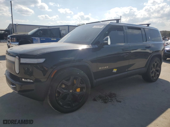 2023 Rivian R1S Adventure with VIN 7PDSGABA7PN027606, listed as a Copart auction lot 73747964 with 0 mi miles and Non Repairable. Bid and sale history available at carsss.com. Image 2.