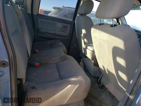 2006 Dodge Dakota SLT with VIN 1D7HE48K56S545633, listed as a Copart auction lot 84013404 with 262,834 mi miles and Clean Title. Bid and sale history available at DreamBid. Image 10.