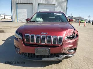 2019 Jeep Cherokee Latitude Plus with VIN 1C4PJMLB6KD477950, listed as a Copart auction lot 52033785 with 78,214 mi miles and Salvage Title. Bid and sale history available at carsss.com. Image 5.