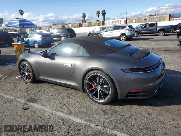 2023 Porsche 911 Carrera S with VIN WP0CB2A91PS248028, listed as a Copart auction lot 44021485 with 5,100 mi miles and Salvage Title. Bid and sale history available at carsss.com. Image 2.