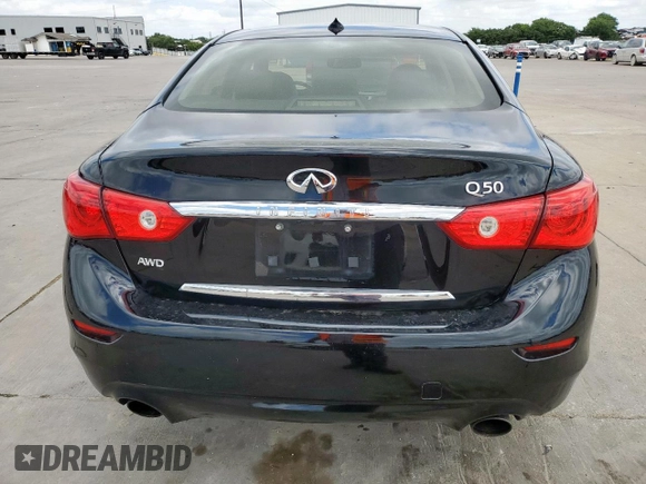 2017 Infiniti Q50 Premium with VIN JN1EV7AR2HM836459, listed as a Copart auction lot 62679735 with 91,161 mi miles and Salvage title. Bid and sale history available at DreamBid. Image 6.