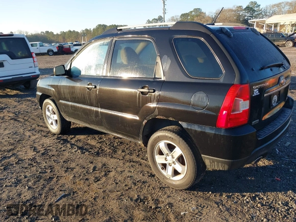 2009 Kia Sportage LX with VIN KNDJE723397585036, listed as a IAAI auction lot 41331868 with 208,268 mi miles and . Bid and sale history available at carsss.com. Image 3.