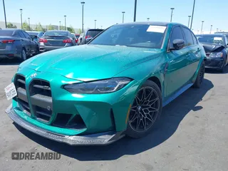 2022 BMW M3 Competition z VIN WBS33AY04NFM48348, wystawiony jako IAAI lot #42118600 z przebiegiem 40 214 mil mil oraz . Historia ofert i sprzedaży dostępna na DreamBid. Obrazek 2.