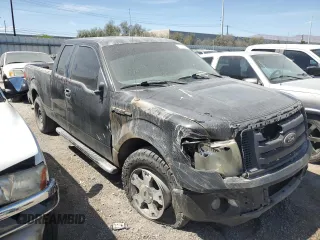 2010 Ford F-150 XL with VIN 1FTEX1CW7AFA12927, listed as a Copart auction lot 41544835 with 240,143 mi miles and Salvage Title. Bid and sale history available at carsss.com. Image 4.