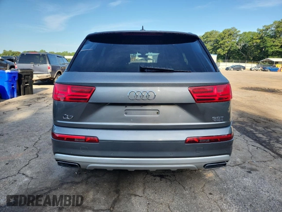 2017 Audi Q7 Premium Plus with VIN WA1LAAF76HD017243, listed as a Copart auction lot 61845915 with 140,865 mi miles and Clean title. Bid and sale history available at DreamBid. Image 6.