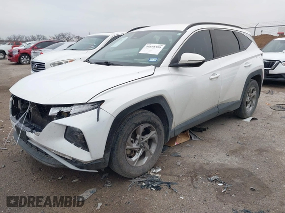 2023 Hyundai Tucson SEL with VIN 5NMJB3AE3PH179722, listed as a IAAI auction lot 41695398 with 54,285 mi miles and . Bid and sale history available at carsss.com. Image 17.
