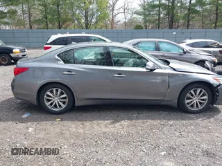 2015 Infiniti Q50 Premium with VIN JN1BV7AR8FM417774, listed as a IAAI auction lot 41909847 with 39,377 mi miles. Bid and sale history available at carsss.com. Image 13.