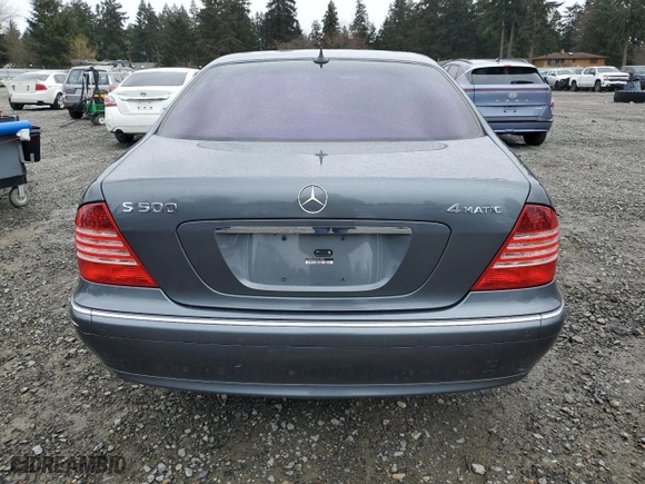 2006 Mercedes-Benz S-Class 5.0L with VIN WDBNG84J76A470983, listed as a Copart auction lot 49449485 with 99,771 mi miles and Salvage Title. Bid and sale history available at carsss.com. Image 6.