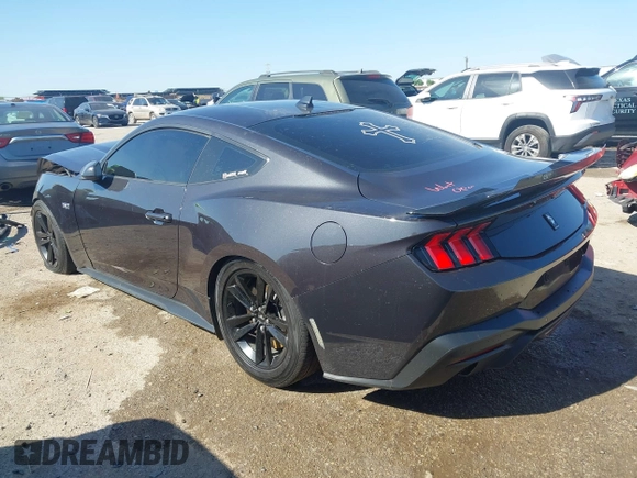 2024 Ford Mustang GT with VIN 1FA6P8CF7R5408683, listed as a IAAI auction lot 41985734 with 33,953 mi miles and . Bid and sale history available at DreamBid. Image 3.