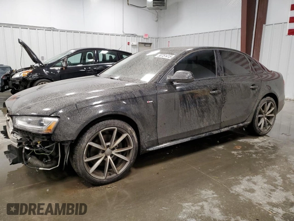 2016 Audi A4 Premium with VIN WAUAFAFL6GA013136, listed as a Copart auction lot 50751415 with 116,445 mi miles and Salvage Title. Bid and sale history available at carsss.com. Image 1.