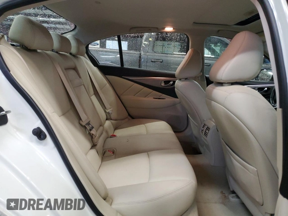 2017 Infiniti Q50 3.0t Sport with VIN JN1EV7AR1HM834878, listed as a Copart auction lot 50306635 with 81,302 mi miles and Salvage Title. Bid and sale history available at carsss.com. Image 10.