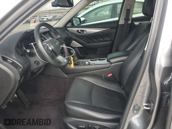 2023 Infiniti Q50 Luxe z VIN JN1EV7BR2PM541987, wystawiony jako Copart lot #53506195 z przebiegiem 65 202 mil mil oraz Szkoda całkowita • Salvage title. Historia ofert i sprzedaży dostępna na DreamBid. Obrazek 7.