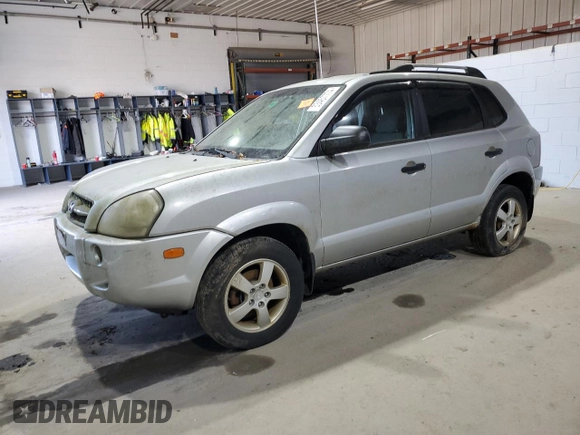 2007 Hyundai Tucson GLS with VIN KM8JM12B07U568762, listed as a Copart auction lot 83467774 with 0 mi miles and Clean Title. Bid and sale history available at carsss.com. Image 1.