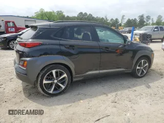 2018 Hyundai Kona Limited with VIN KM8K33A54JU106548, listed as a Copart auction lot 52609175 with 6,800 mi miles and Salvage Title. Bid and sale history available at carsss.com. Image 3.