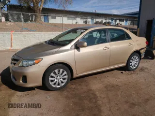 2012 Toyota Corolla L with VIN 5YFBU4EE6CP051067, listed as a Copart auction lot 52988715 with 816,251 mi miles and Salvage Title. Bid and sale history available at carsss.com. Image 1.