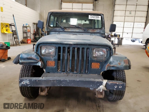 1994 Jeep Wrangler S with VIN 1J4FY19P6RP473859, listed as a Copart auction lot 72422304 with 150,429 mi miles and Clean Title. Bid and sale history available at carsss.com. Image 5.