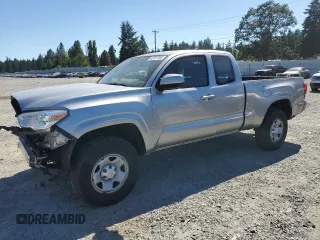 2018 Toyota Tacoma SR with VIN 5TFRX5GNXJX126599, listed as a Copart auction lot 63757305 with 25,156 mi miles and Salvage title. Bid and sale history available at DreamBid. Image 1.