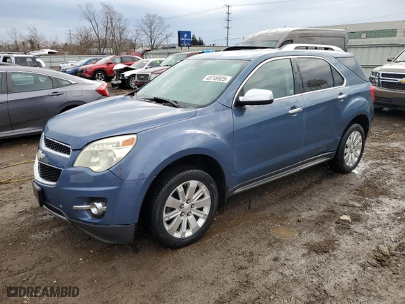 2011 Chevrolet Equinox LT w/2LT with VIN 2CNALPEC3B6292918, listed as a Copart auction lot 45746925 with 175,422 mi miles and Salvage Title. Bid and sale history available at carsss.com. Image 1.